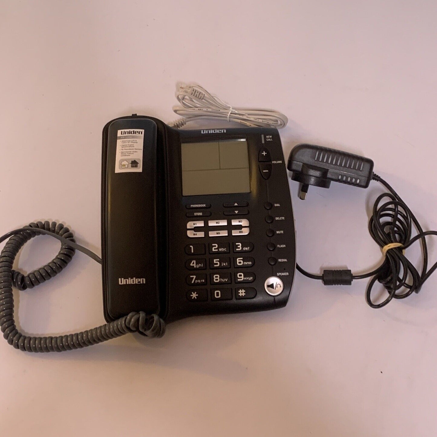 Uniden FP1200 Corded Phone Speakerphone NBN Compatible Tested