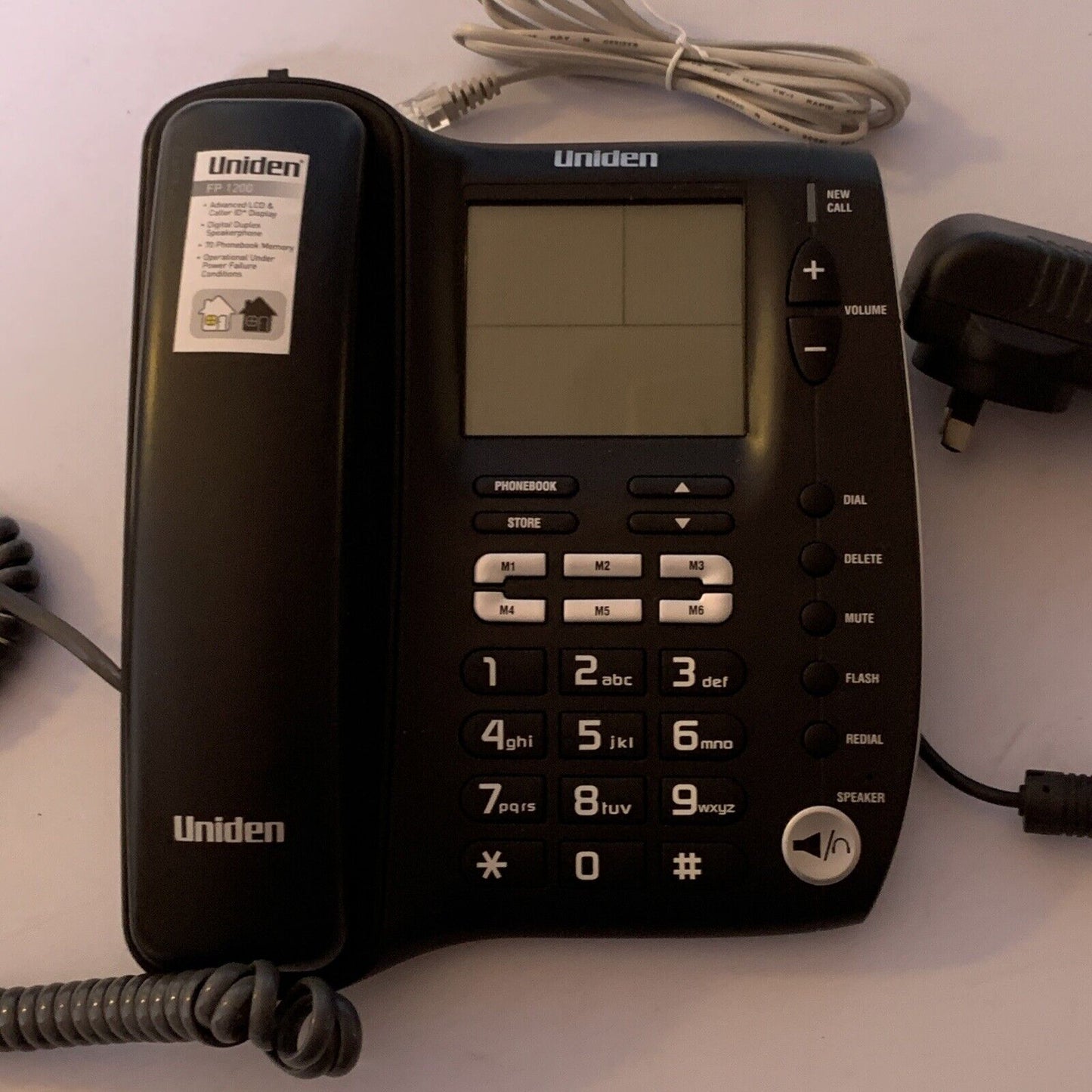Uniden FP1200 Corded Phone Speakerphone NBN Compatible Tested