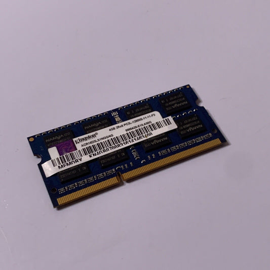Kingston 4GB DDR3 SDRAM  2Rx8 PC3L-12800S-11-11-F3 SO-DIMM