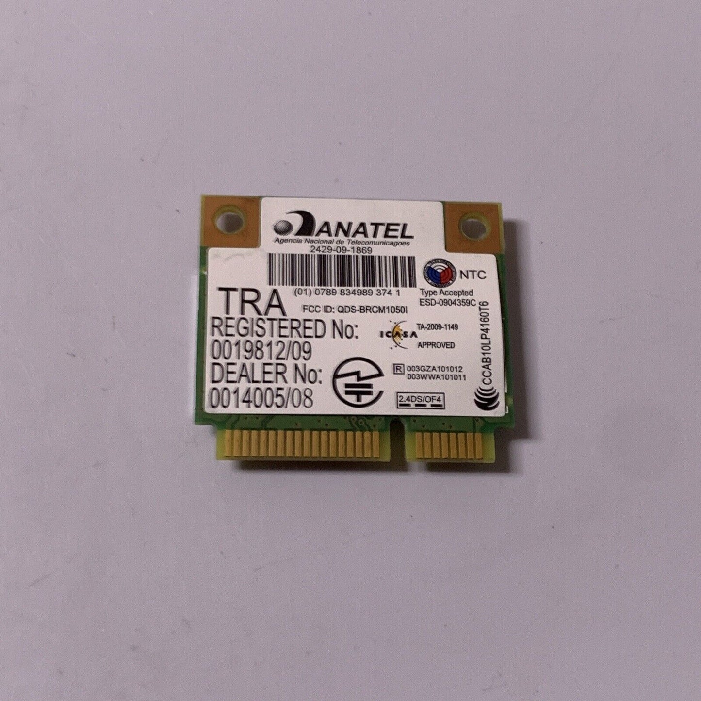 Anatel T77H194.10 Wireless LAN Mini Pci-e Card 802.11b/g/n Wireless Network Card