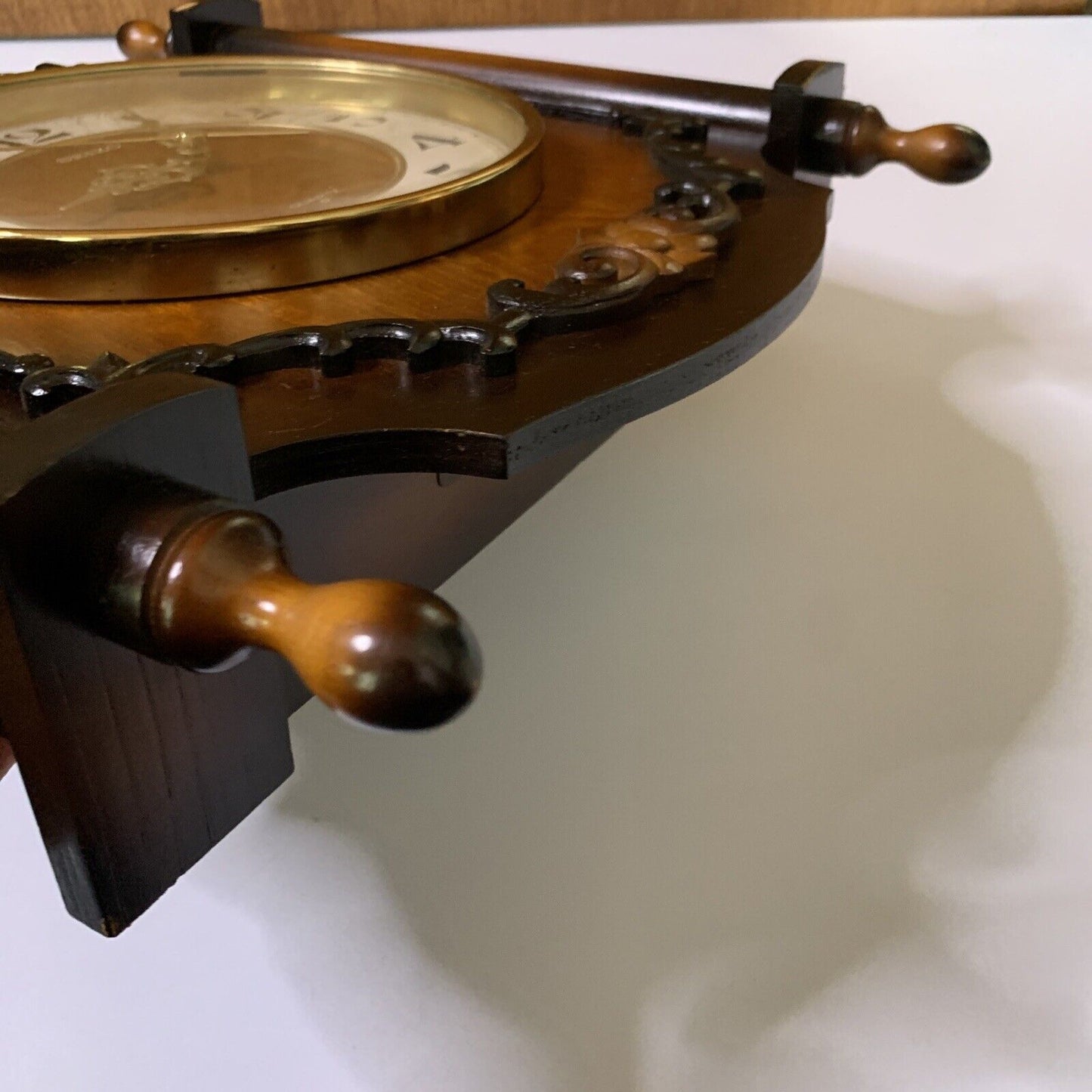 Seiko Quartz Wood Wall Clock QX 213B Made in Japan