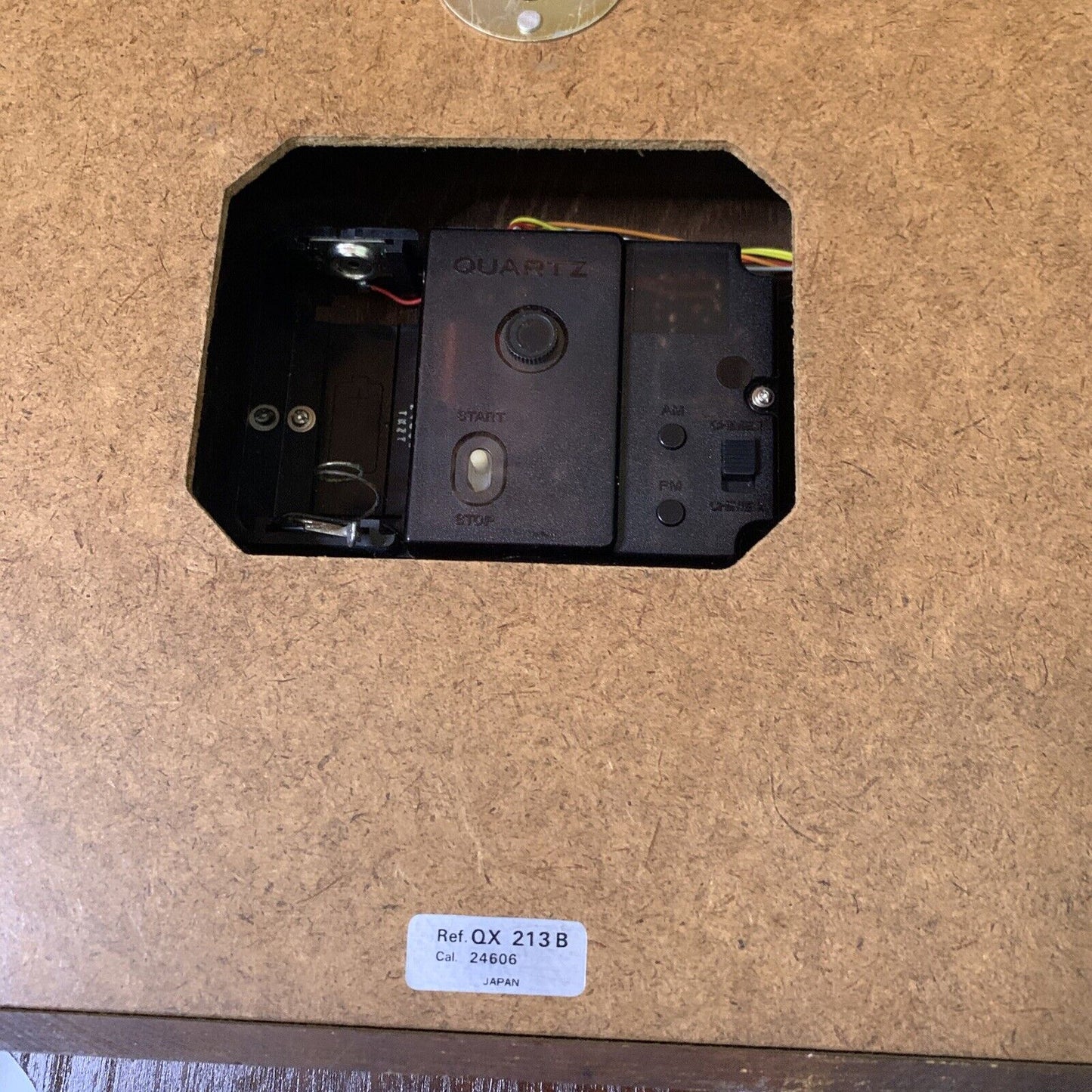 Seiko Quartz Wood Wall Clock QX 213B Made in Japan