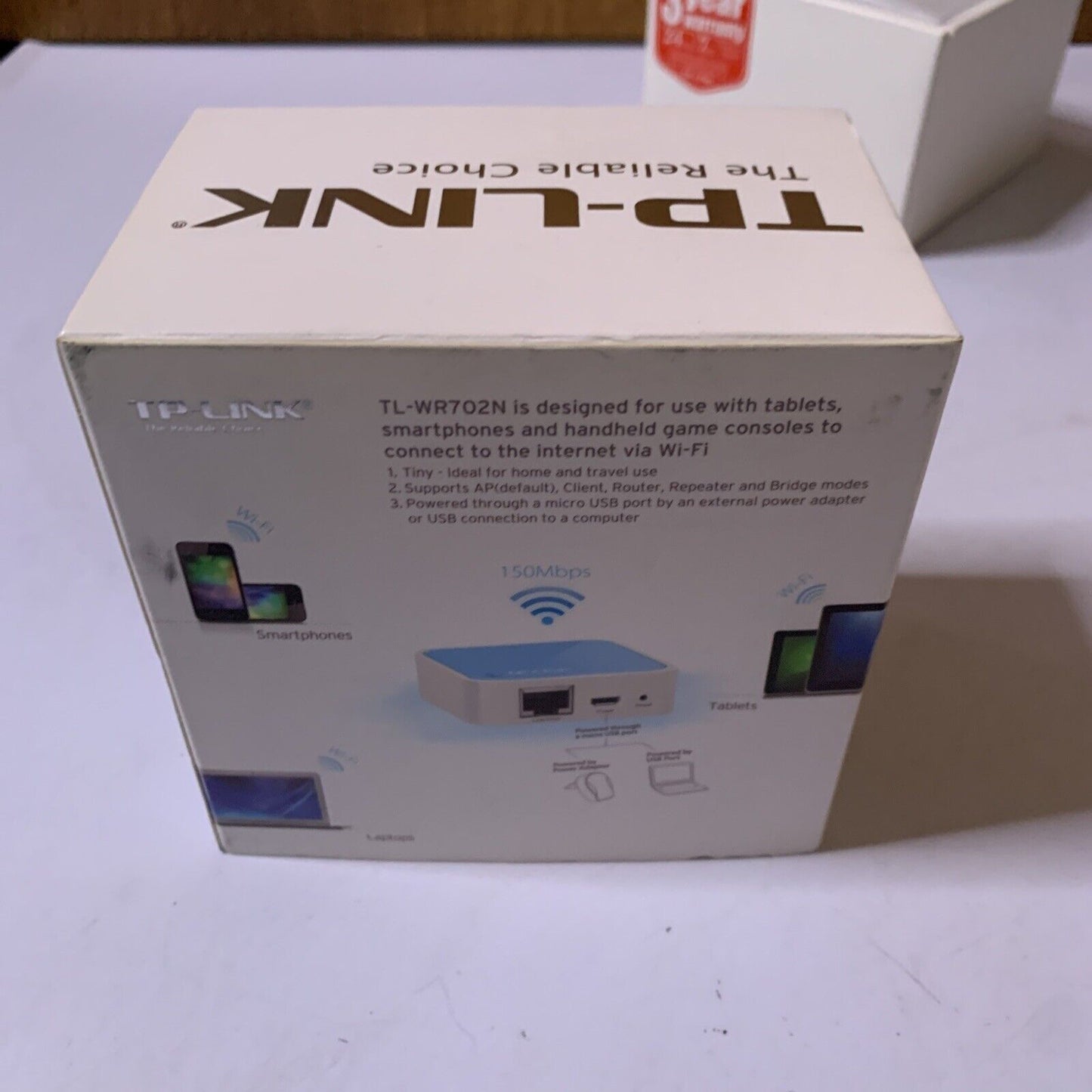 TP-Link 150Mbps Wireless N Nano Travel Router TL-WR702N