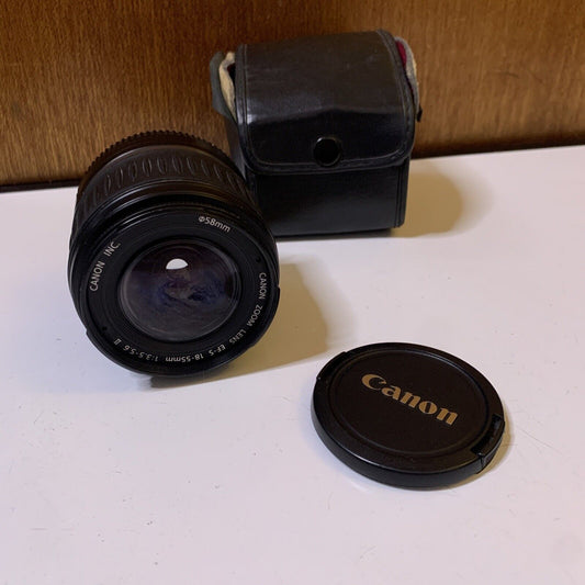 Canon Zoom Lens EF-S 18-55mm 1:3.5-4.6 58mm