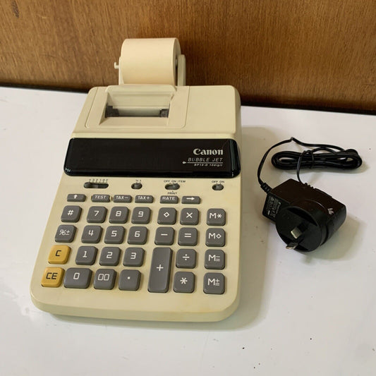Canon Bubble Jet 10 Digit Printing Calculator BP10-D