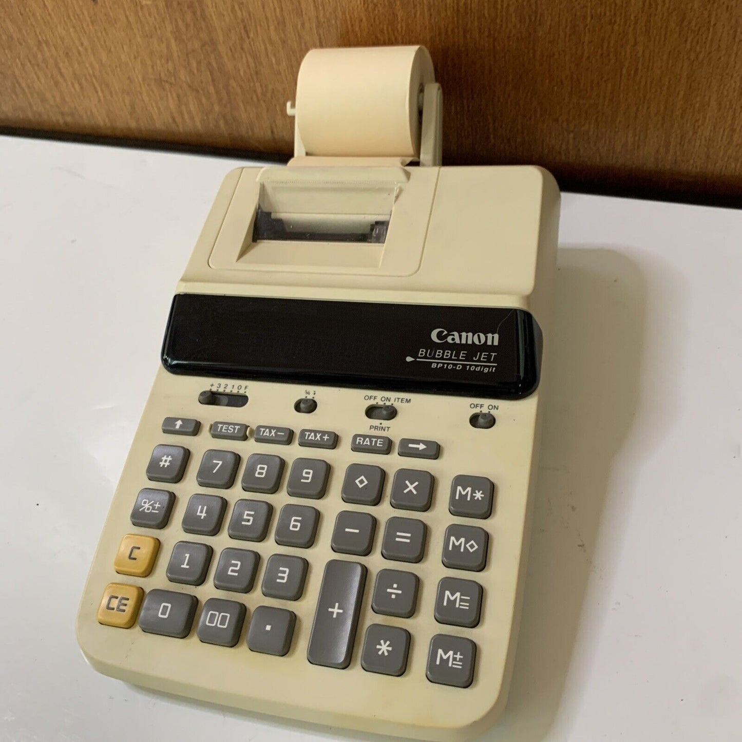Canon Bubble Jet 10 Digit Printing Calculator BP10-D