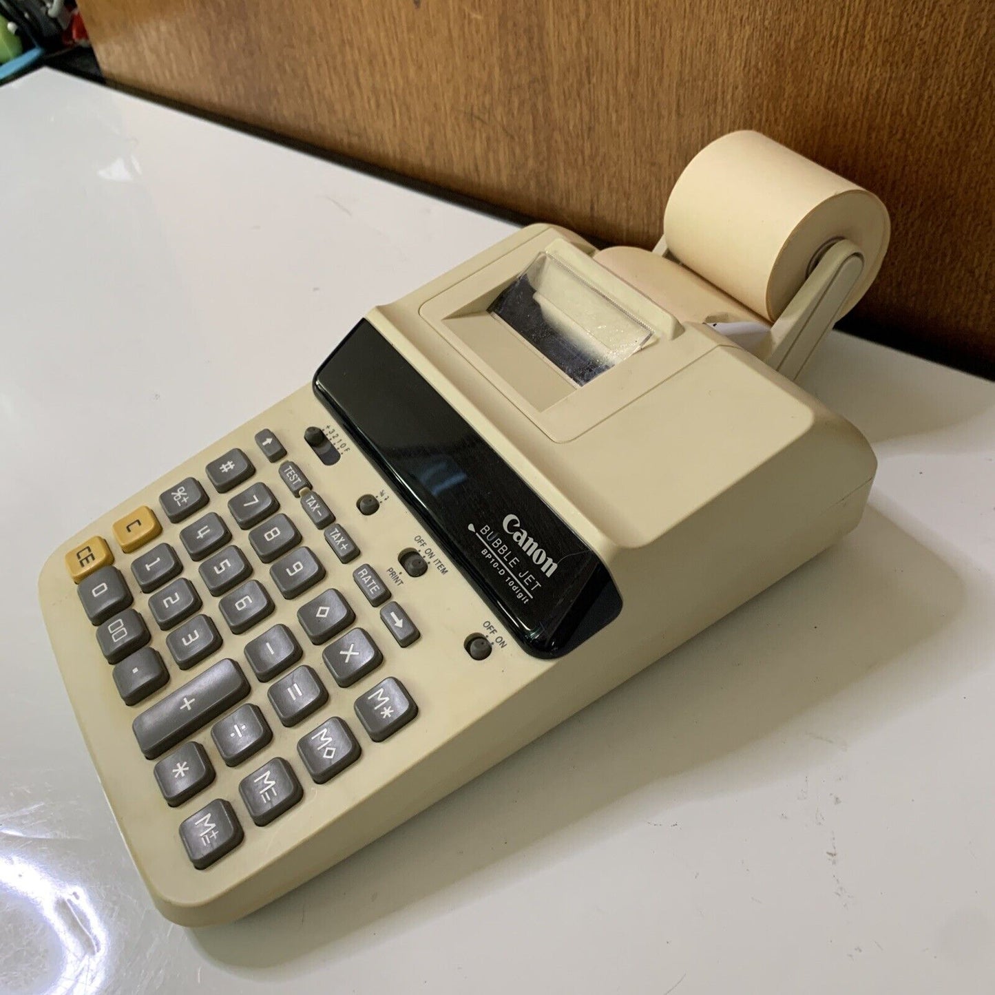 Canon Bubble Jet 10 Digit Printing Calculator BP10-D