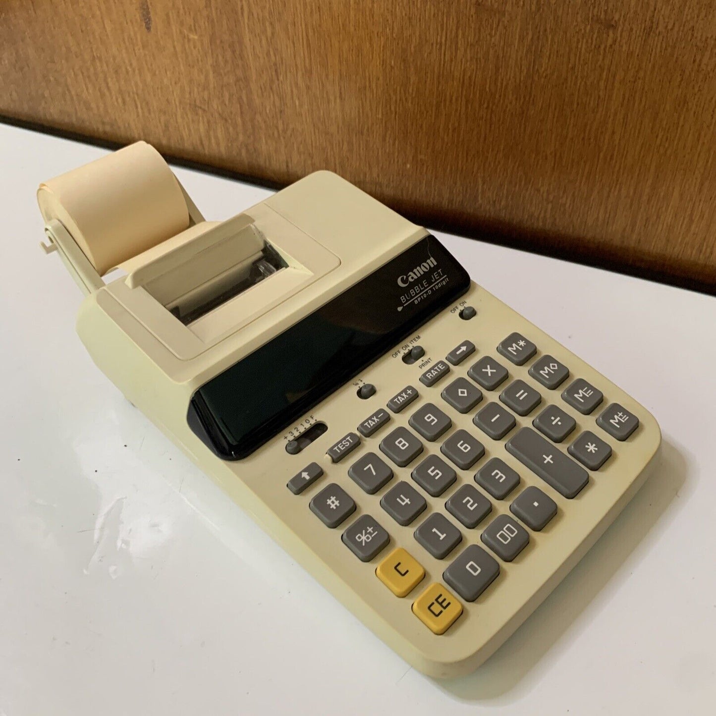 Canon Bubble Jet 10 Digit Printing Calculator BP10-D