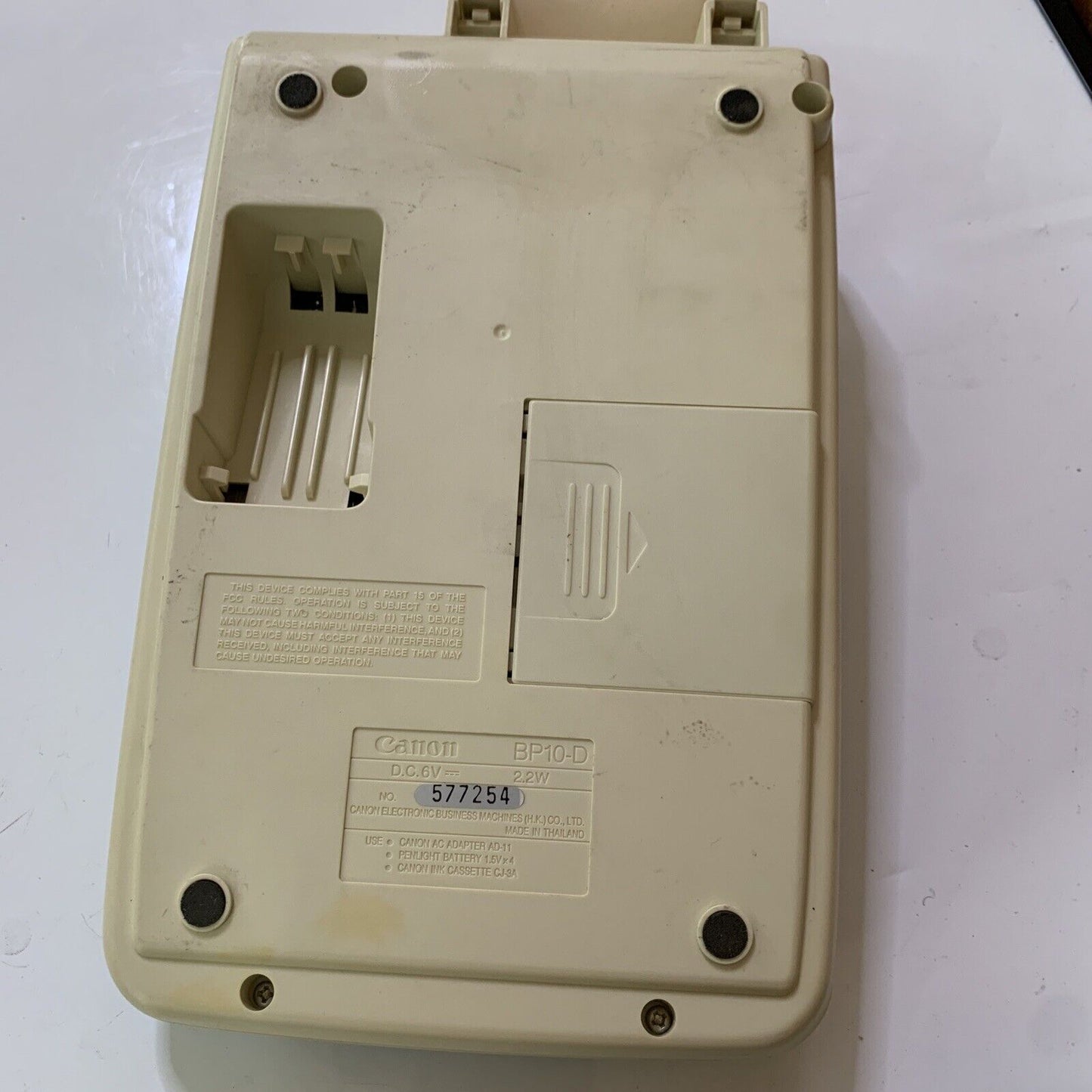 Canon Bubble Jet 10 Digit Printing Calculator BP10-D