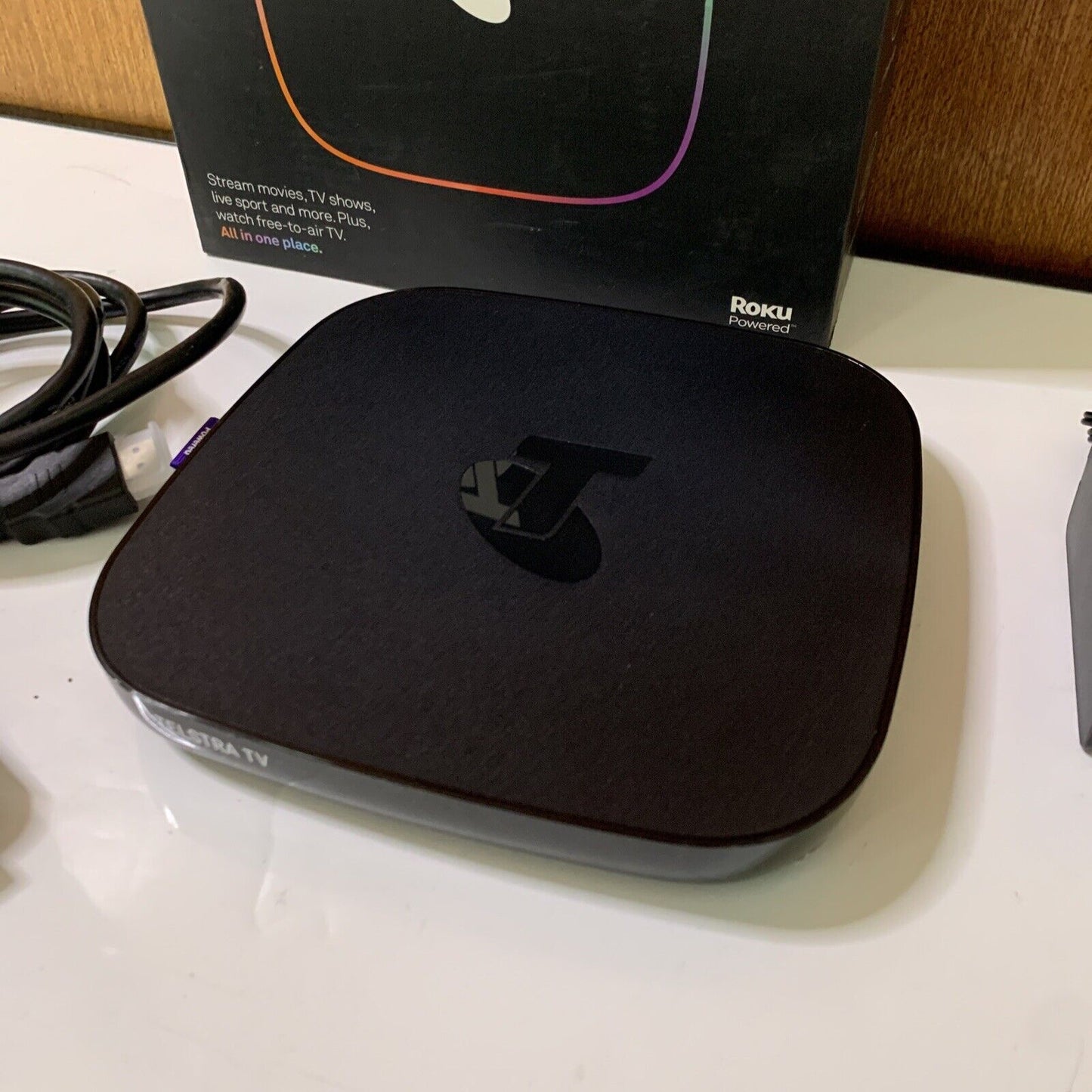 Roku Telstra TV2 4700TL 4K HDR Media Streaming Box Black