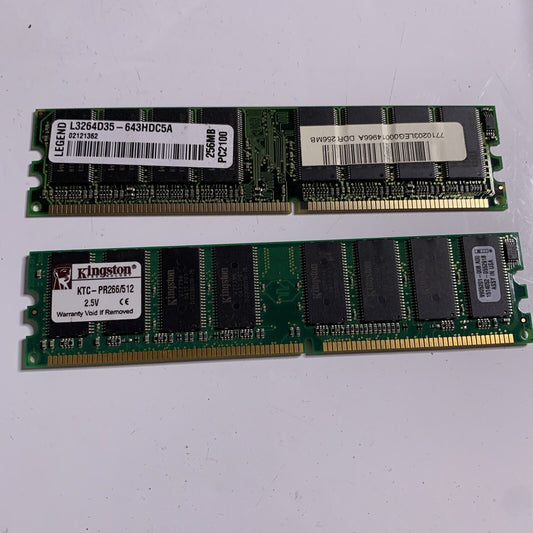 Kingston 512MB DDR-266 UDIMM KTC-PR266/512 Legend L3264D35-643HDC5Ab