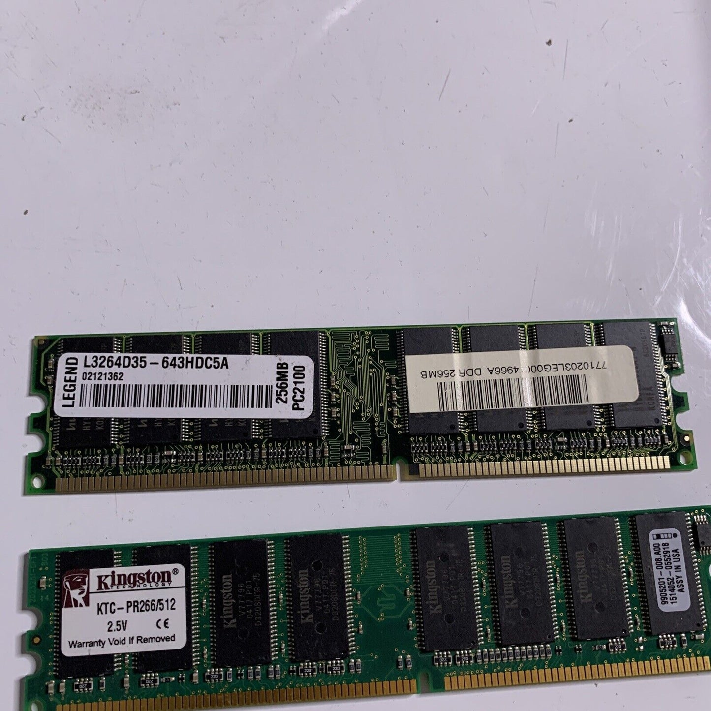 Kingston 512MB DDR-266 UDIMM KTC-PR266/512 Legend L3264D35-643HDC5Ab
