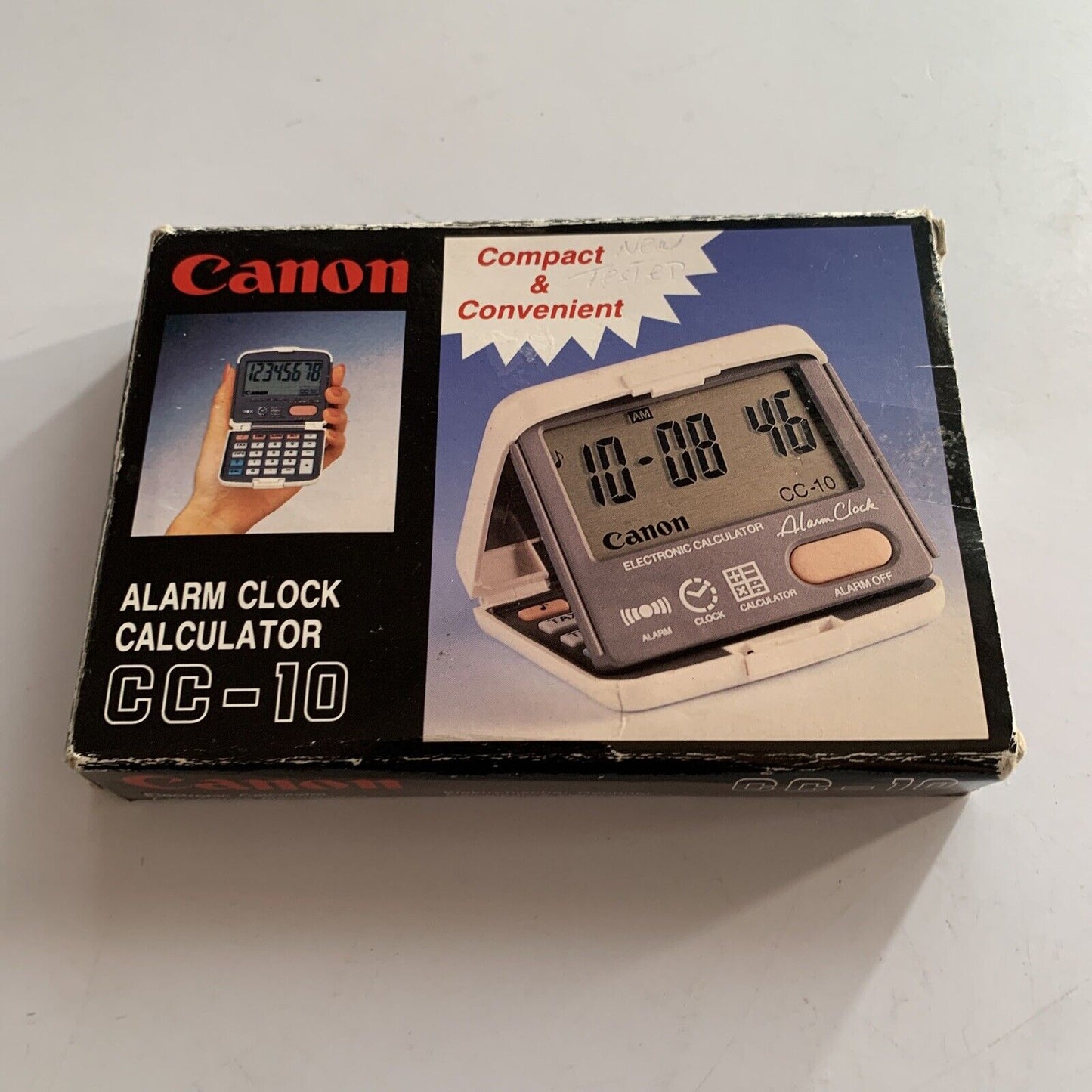 Canon Alarm Clock Calculator CC-10 Vintage