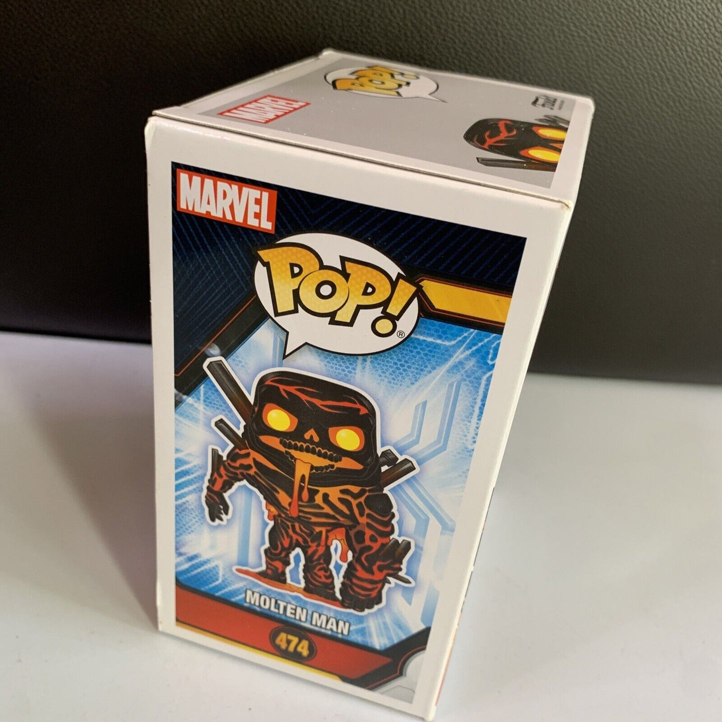 Molten Man #474 Marvel Spider-Man (Far From Home) Glows In The Dark Pop! Vinyl