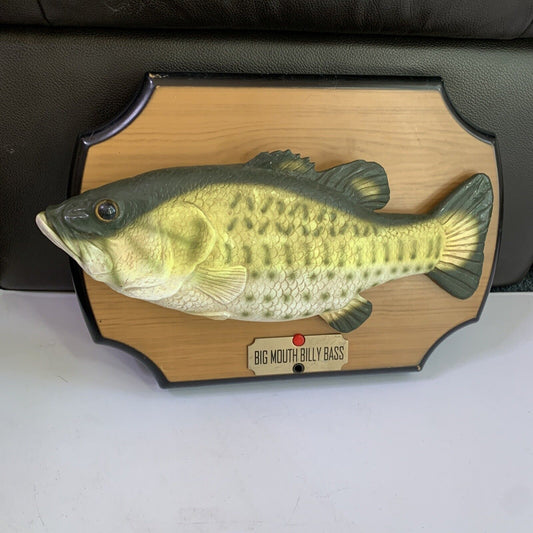 Big Mouth Billy Bass The Singing Fish by Gemmy 1999 *For Parts or repair