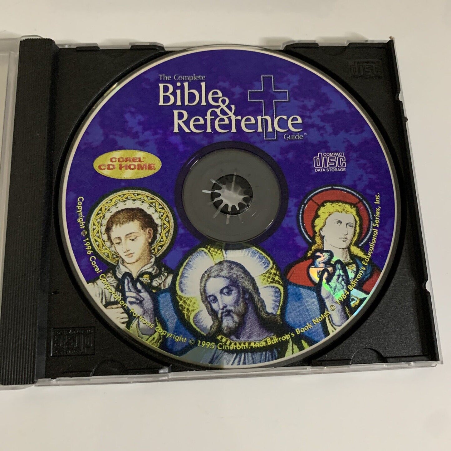 The Complete Bible Reference Guide CD 1996 Corel for PC Windows 95/98/XP
