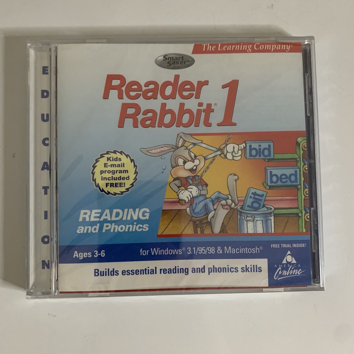 Reader Rabbit 1 & 2 Reading And Phonics Windows  3.1/95/98 Mac NEW Sealed