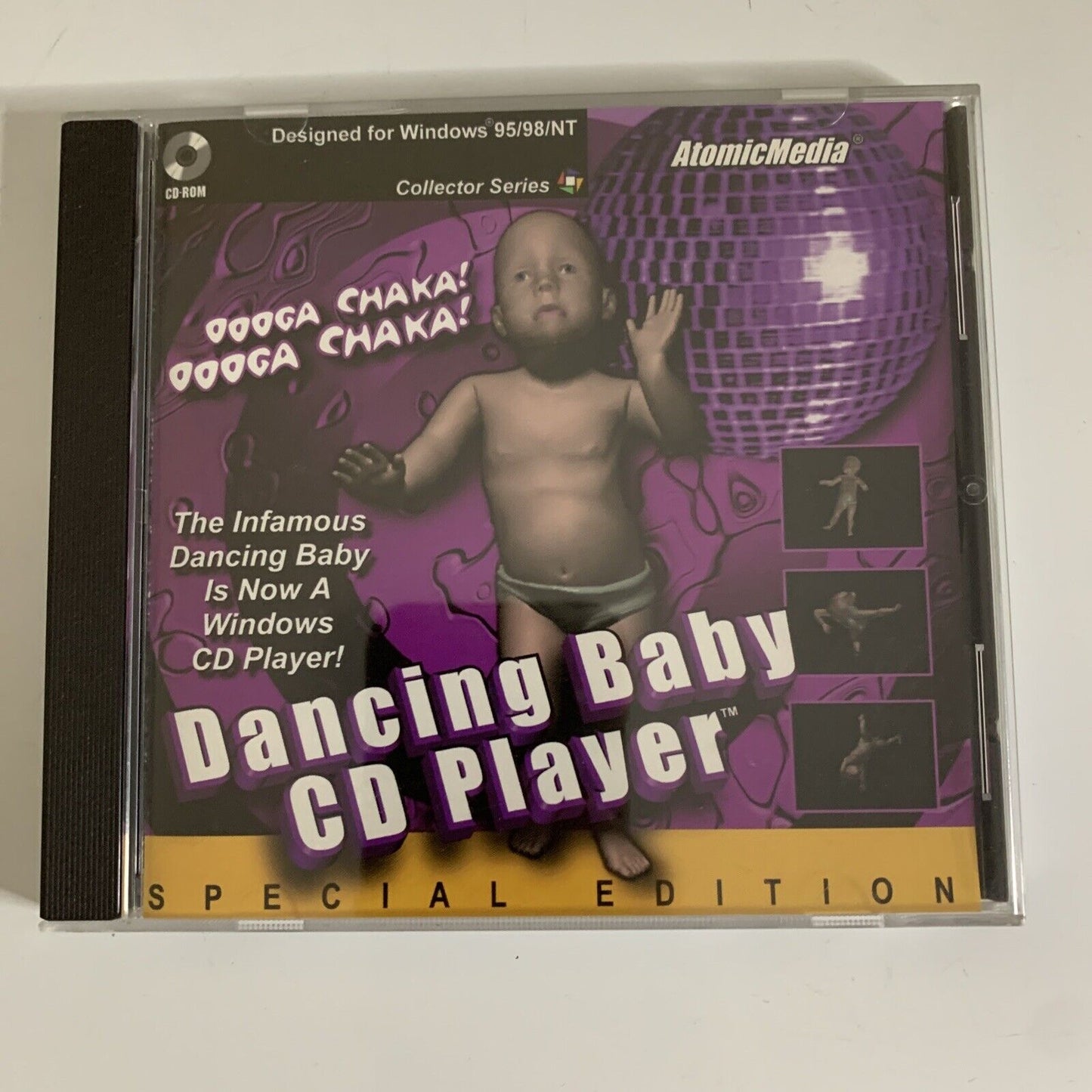 Dancing Baby CD Player For Windows 95/98/NT Vintage Software