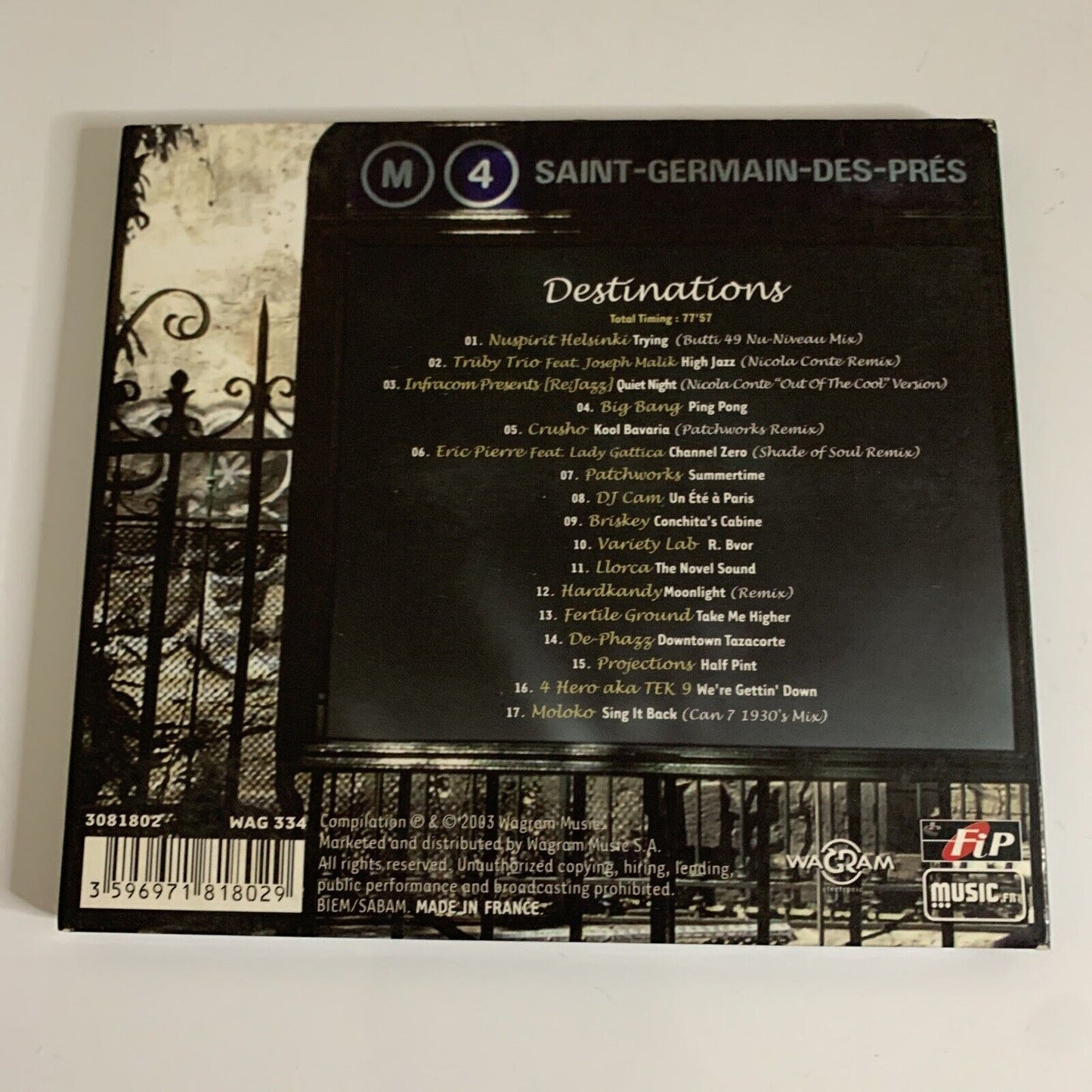 Saint Germain Des Prés Café III (CD, 2003) Digipak