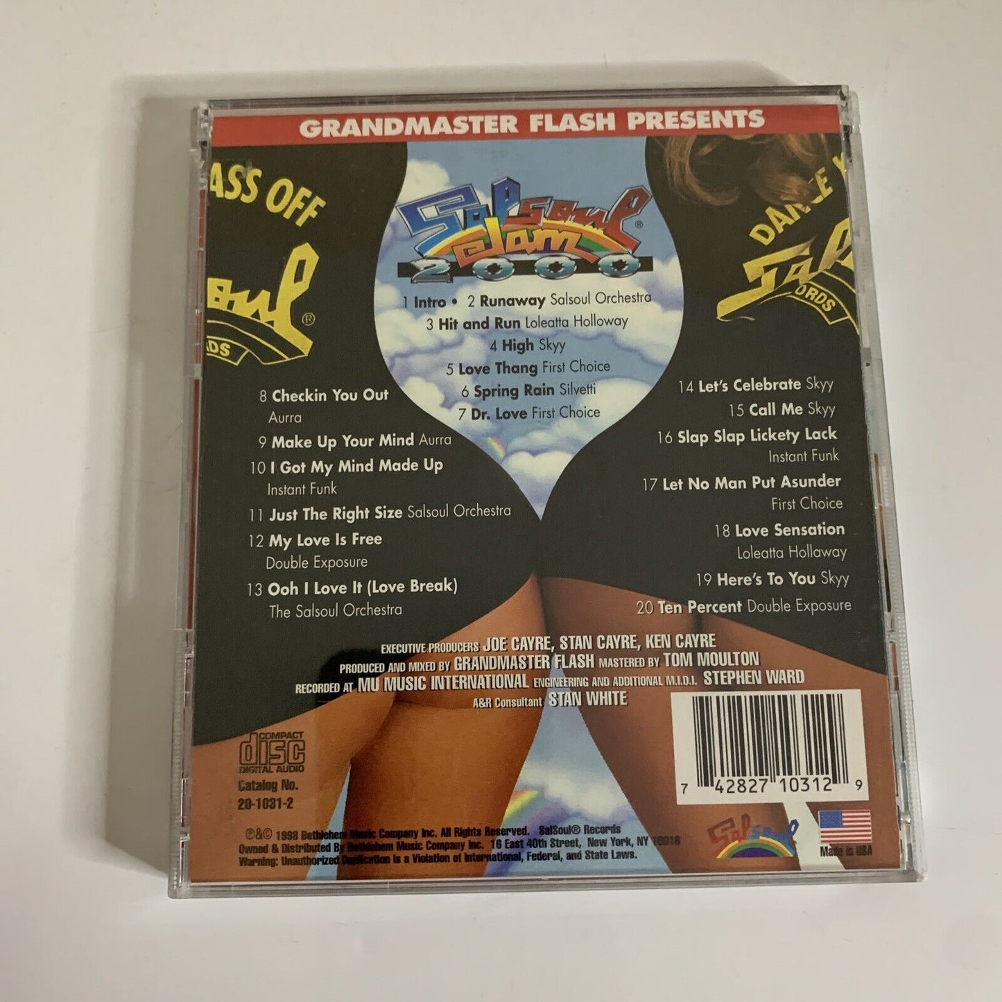 Salsoul Jam 2000 by Grandmaster Flash (CD, 1997) Hologram Cover