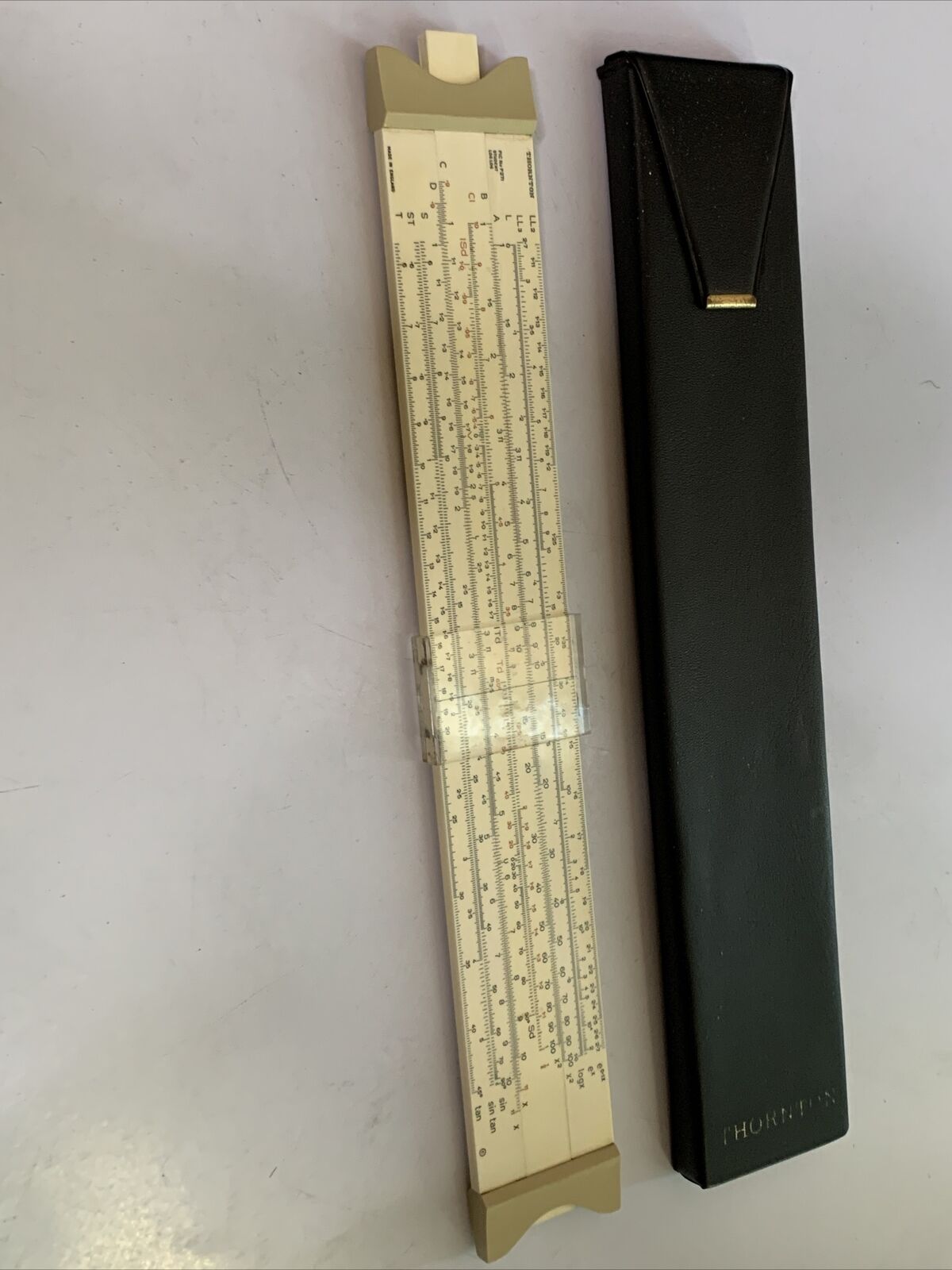 Thornton Slide Ruler P271 with Case