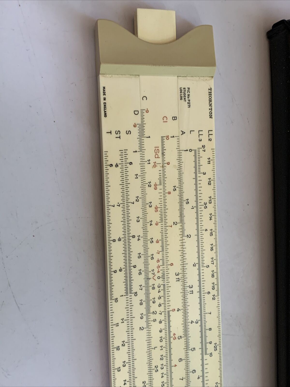 Thornton Slide Ruler P271 with Case