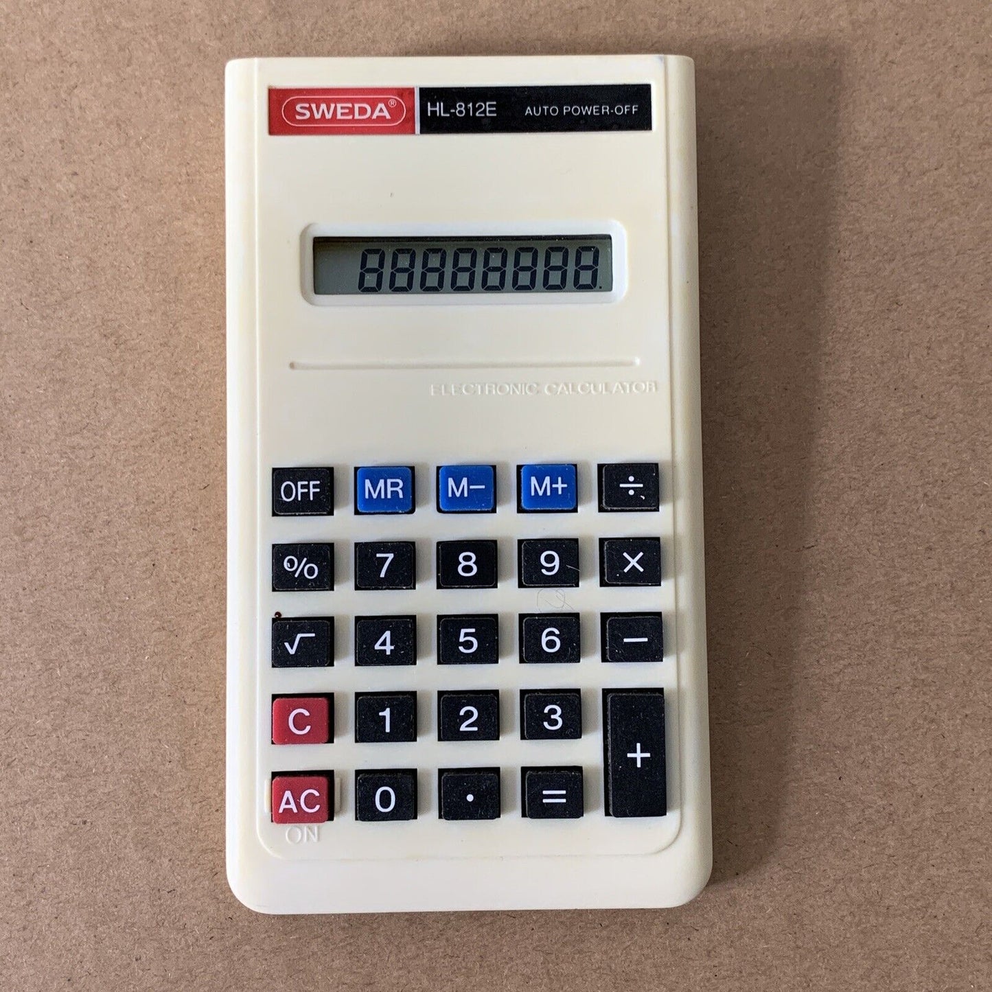 Sweda Retro Vintage Calculator HL-812E