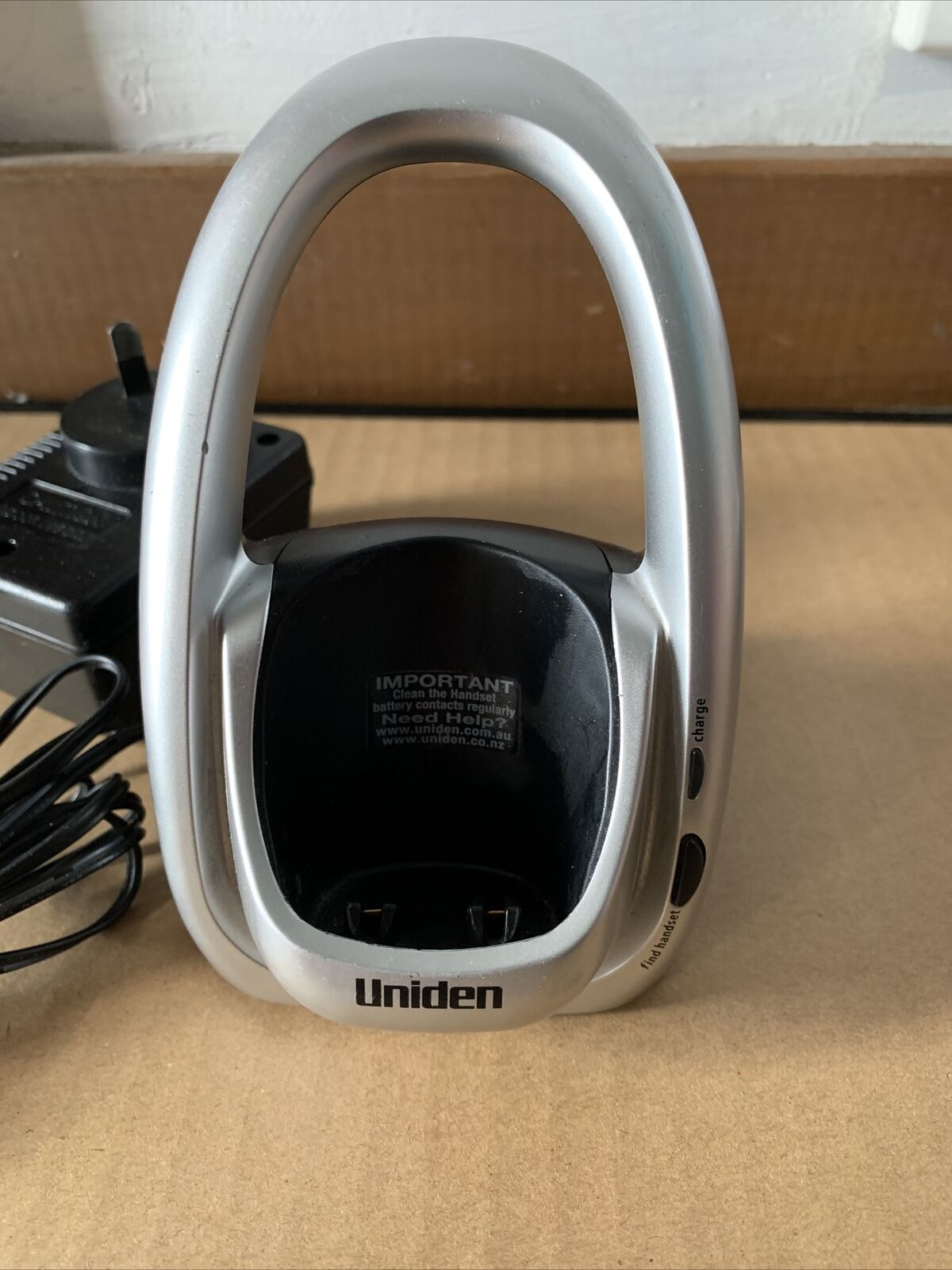 Uniden WDECT 2315+1 Base Charger & AC Adapter AAD-041S 9V 350mA