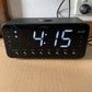 Teac FM Large Display Clock Radio With Bluetooth CRX25UBT