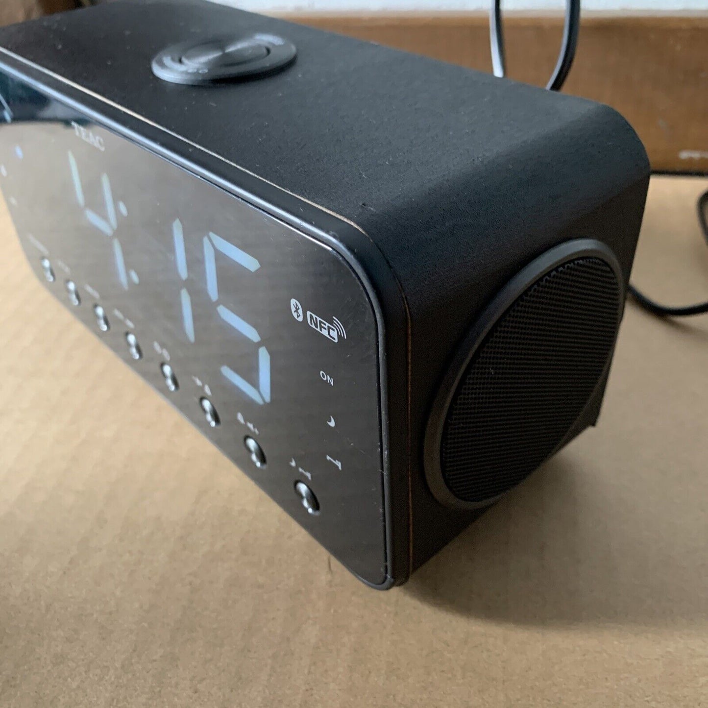 Teac FM Large Display Clock Radio With Bluetooth CRX25UBT