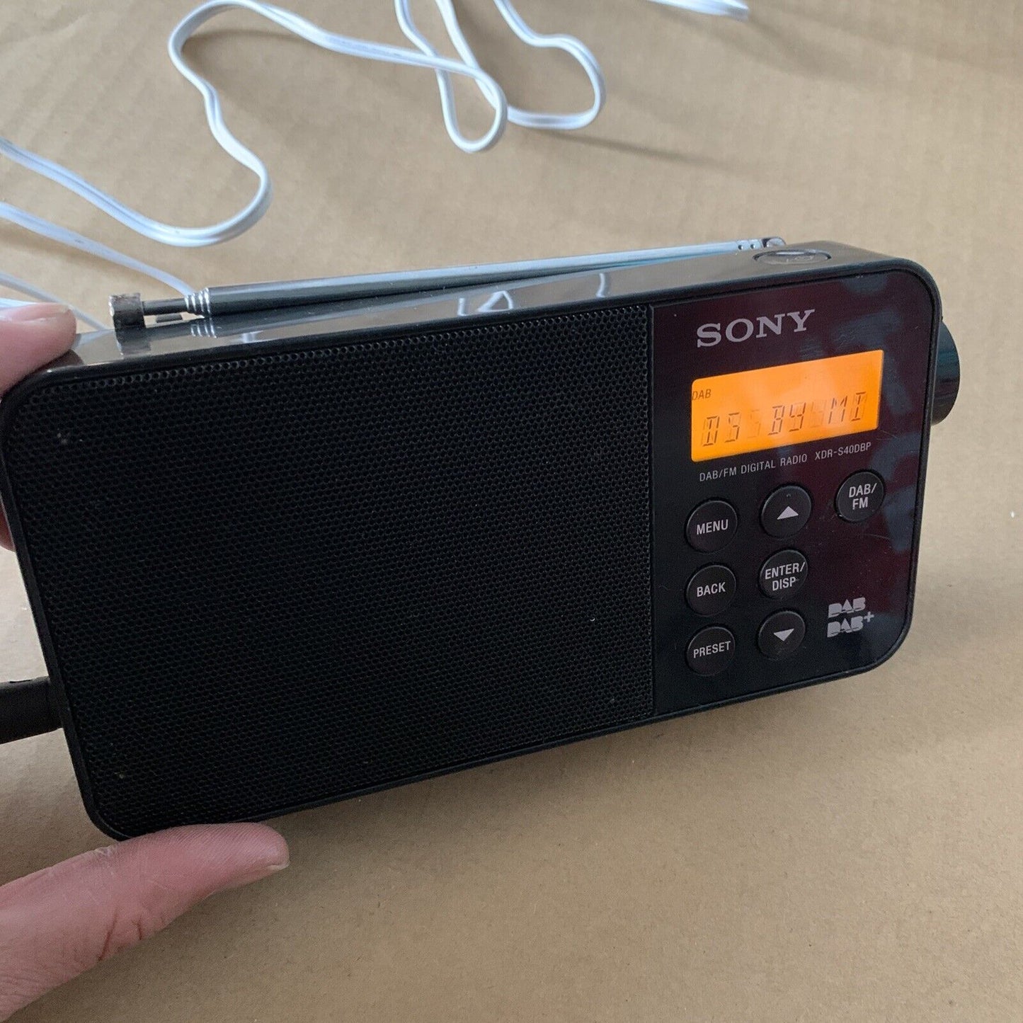 Sony DAB+/FM Digital Portable Radio XDR-S40DBP