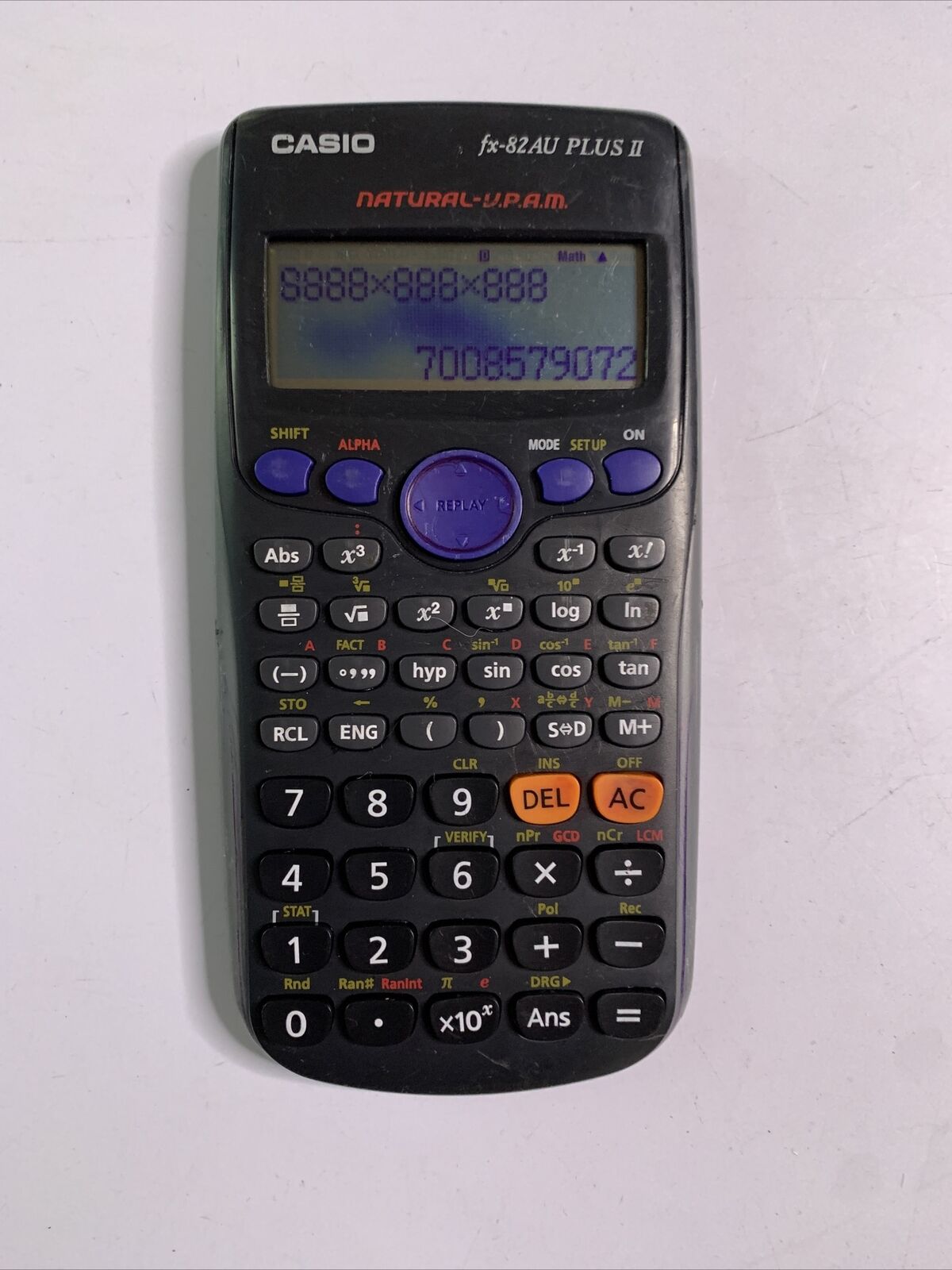 Casio fx-82AU PLUS II 2nd Edition Scientific Calculator *Screen Burn In