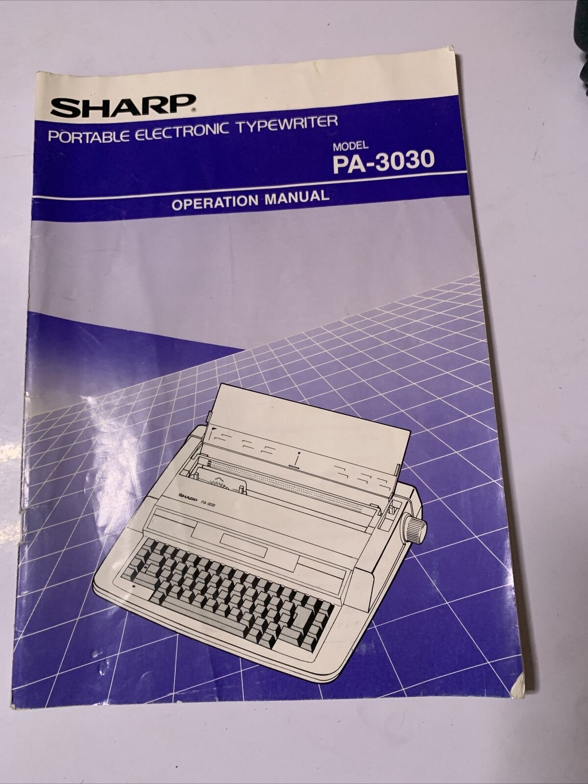 Sharp PA-3030 Portable Electronic Typewriter with LCD
