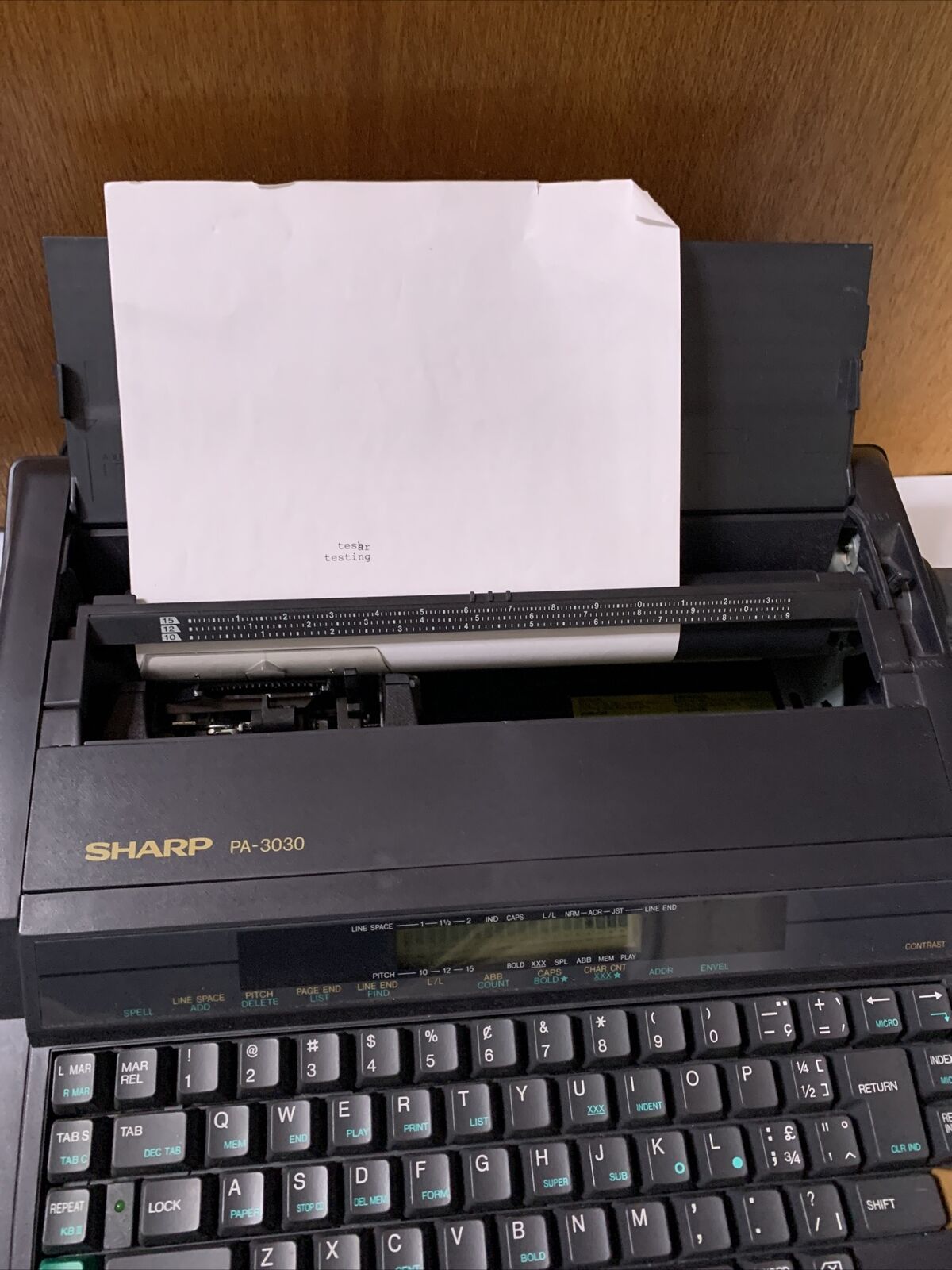 Sharp PA-3030 Portable Electronic Typewriter with LCD