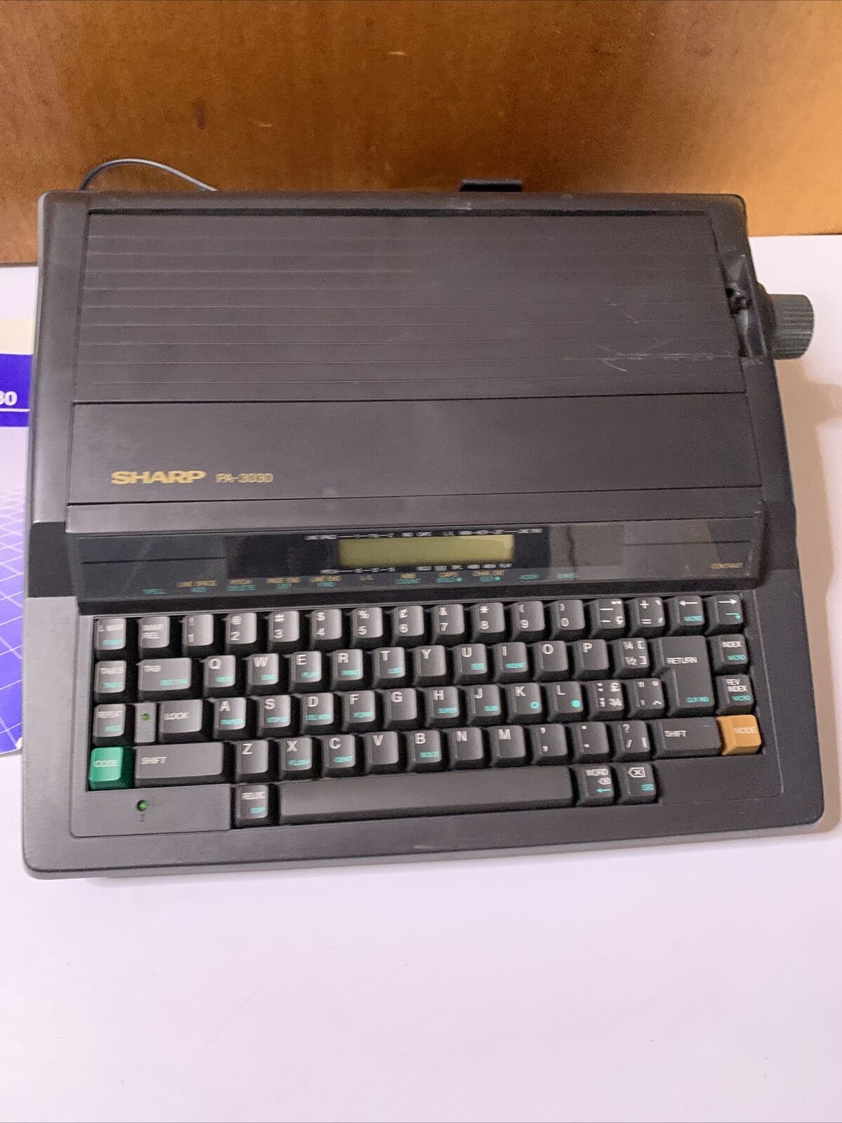 Sharp PA-3030 Portable Electronic Typewriter with LCD