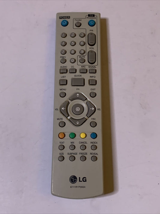 LG 6711R1P093A Remote Control