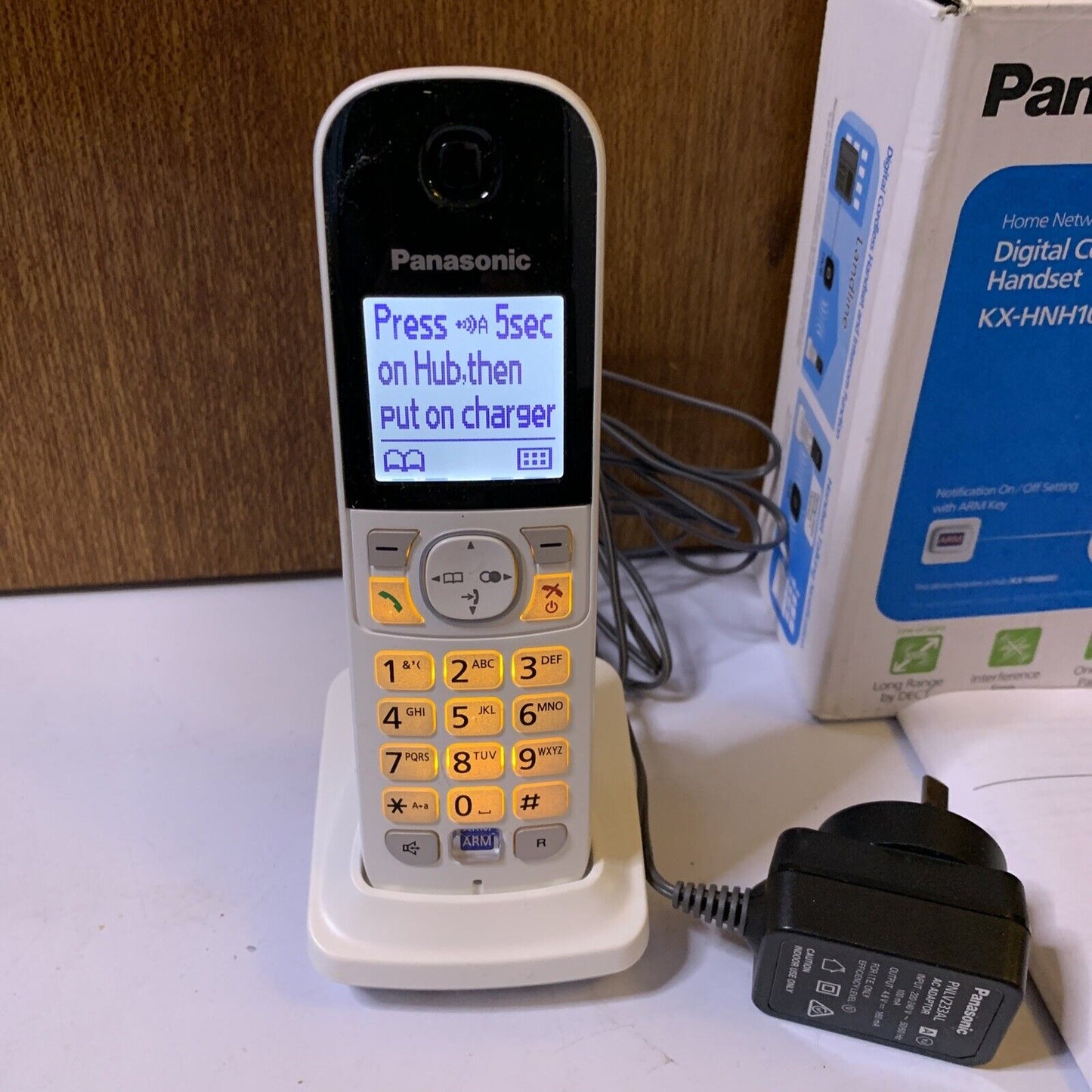 Panasonic Smart Home Telephone Handset KX-HNH100 for Hub(KX-HNB600) Unit
