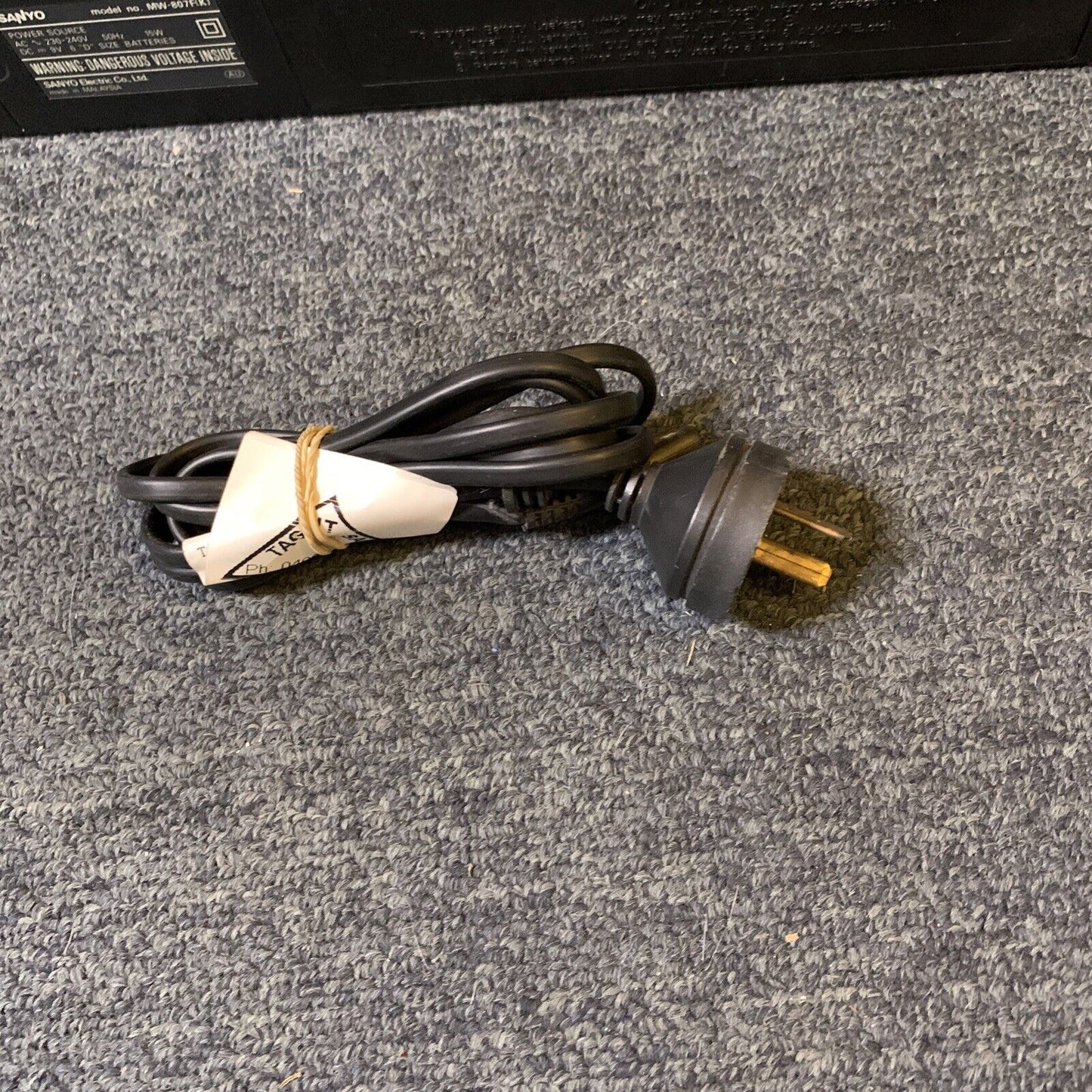 Sanyo Dual Cassette Player Recorder AM/FM Radio Boombox MW-807F(K)