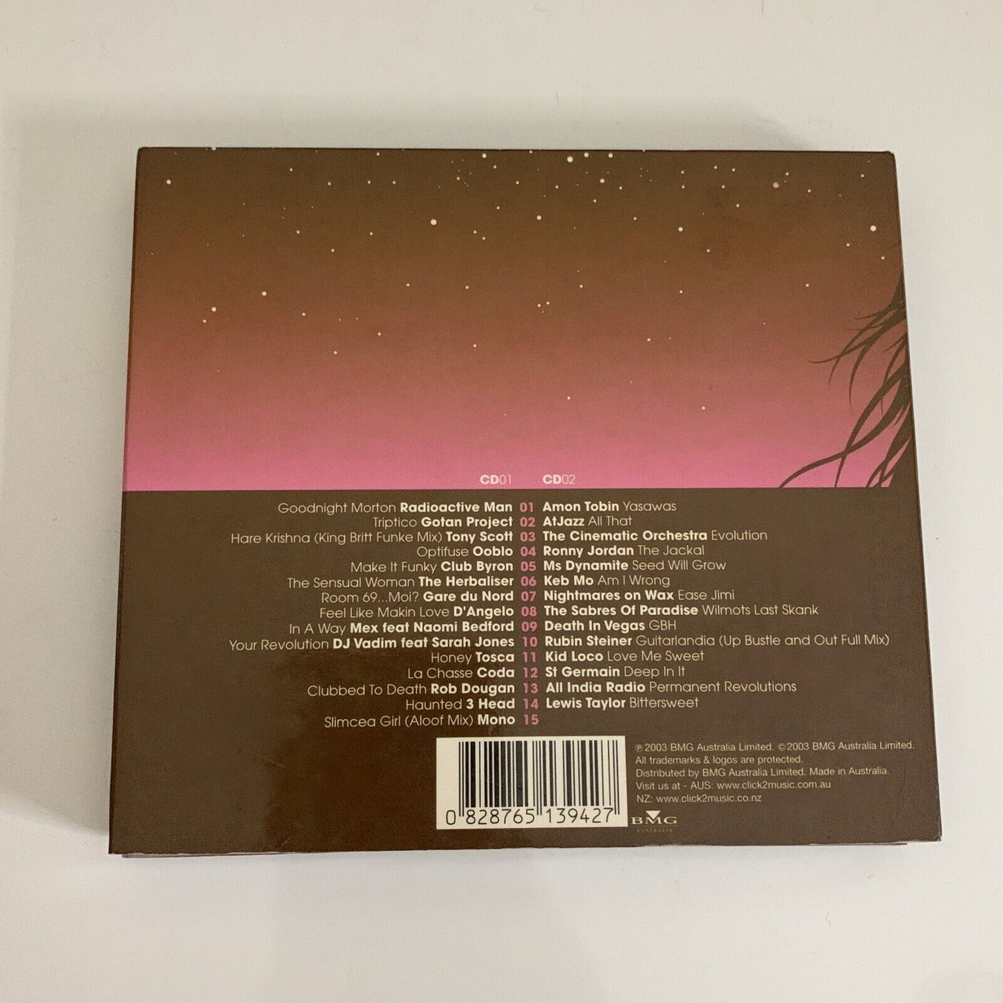 Dusk at Byron Bay by Various Artists (CD, 2-Disc Set, 2003)