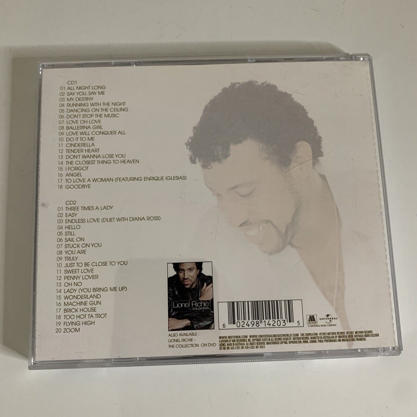 Lionel Richie & The Commodores – The Definitive Collection (CD, 2-Disc, 2003)
