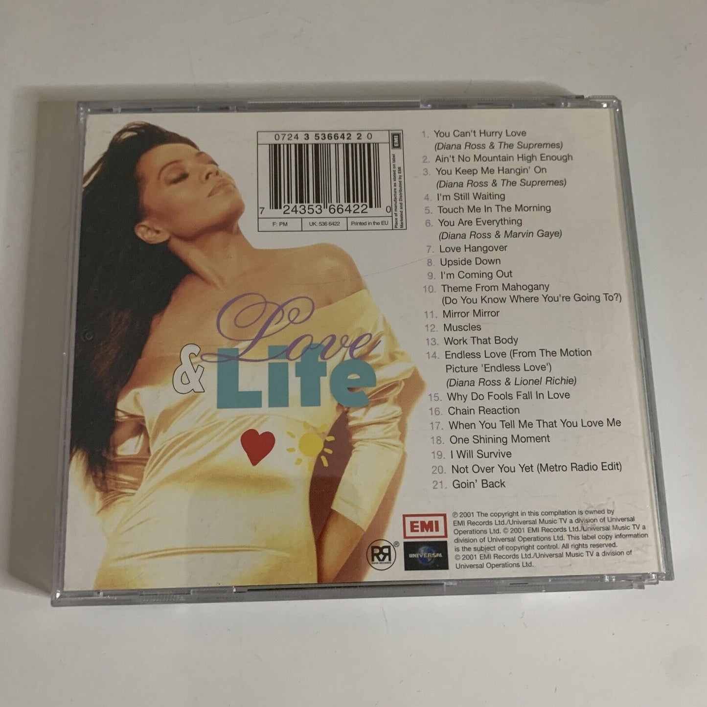 Love & Life: The Very Best Of Diana Ross (CD, 2001) Compilation Album