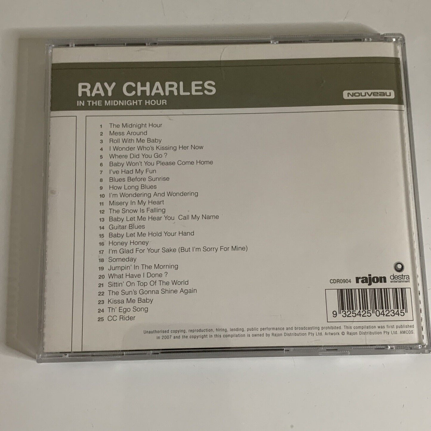 Ray Charles: In The Midnight Hour (CD, 2007)