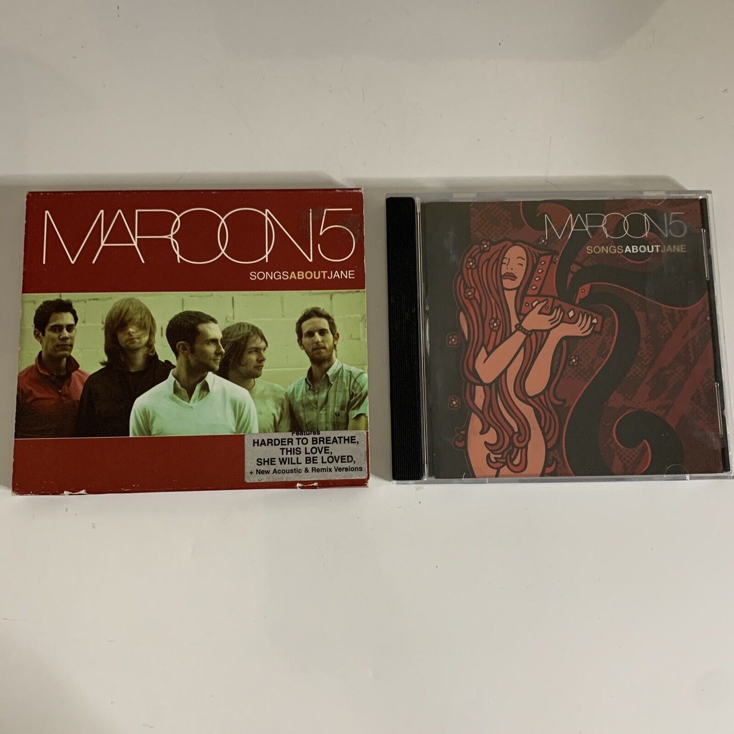 Maroon 5 – Songs About Jane with Bonus Tracks and Slip Case (CD, 2004)