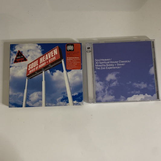 Soul Heaven Mixed By Bobby + Steve (CD, 2-Disc, 2001) with Slipcover SOULH1