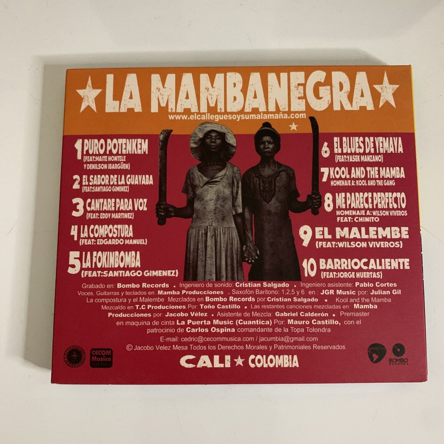El Callegueso Y Su Mala Mana by La Mambanegra (CD) Digipak MOV012