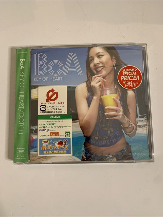 BoA – Key Of Heart / Dotch (CD + DVD, 2006) Promo Obi Japan  NEW Sealed