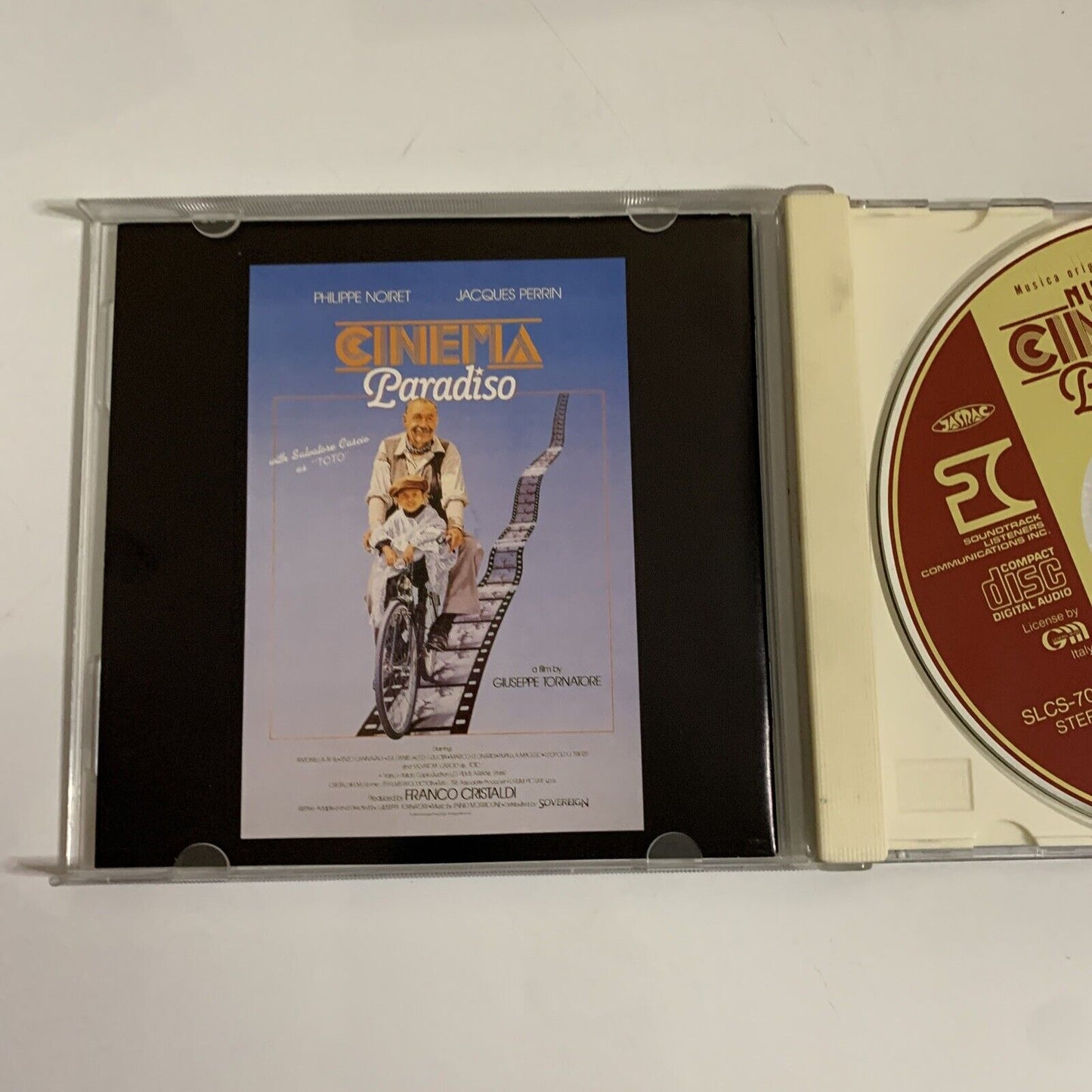 Ennio Morricone – Nuovo Cinema Paradiso Soundtrack (CD, 1990) Japan SLCS-7017