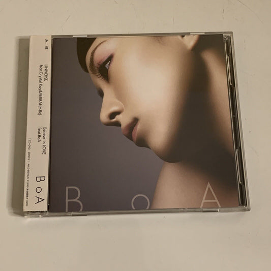 BoA – 永遠 / Universe / Believe In Love (CD + DVD, 2009) Obi Japan
