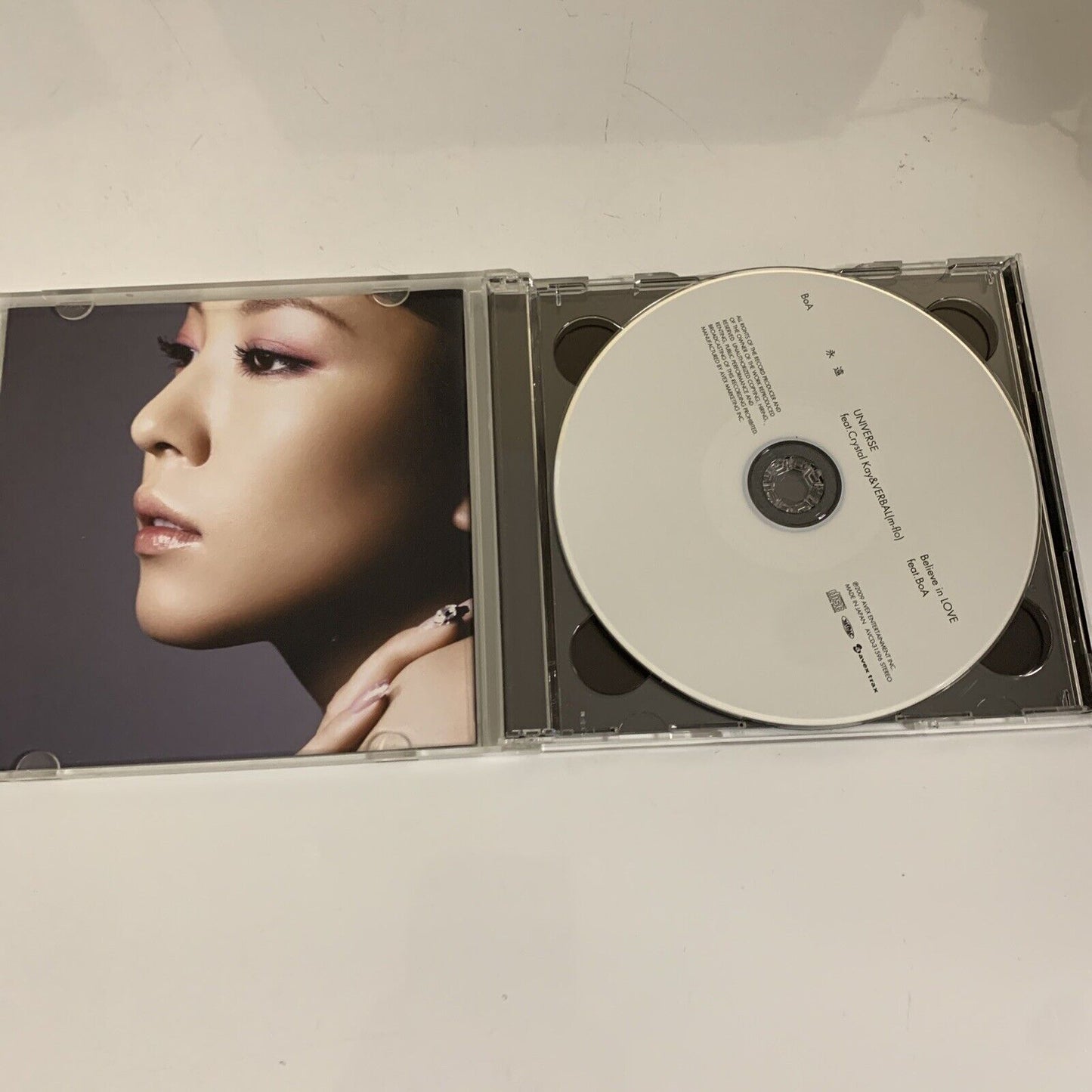 BoA – 永遠 / Universe / Believe In Love (CD + DVD, 2009) Obi Japan