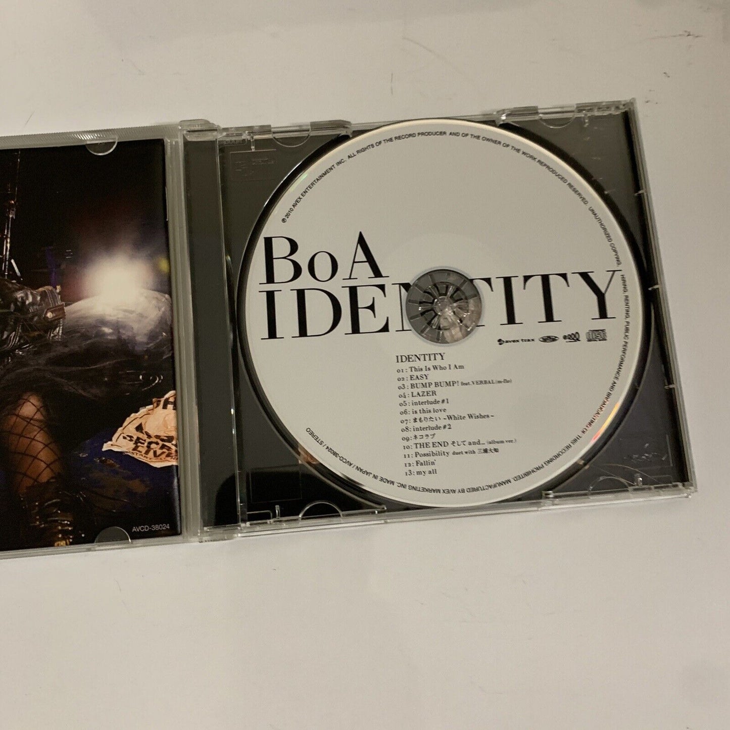 BoA – Identity (CD, 2010) K-pop Obi Japan AVCD-38024